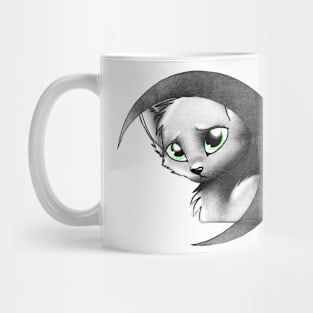 Cat & Moon Mug